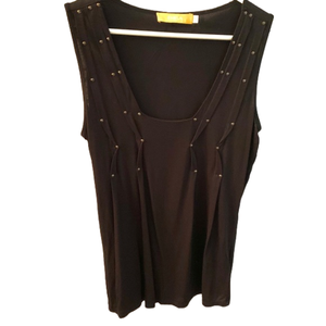 Biba Black Top Sleeveless New Sz S